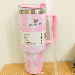 STANLEY ADVENTURE QUENCHER TRAVEL TUMBLER 40 OZ - PINK TIEDYE
